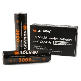 18650 Rechargeable Lithium-Ion Batteries [2-Pack]