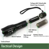 Tk120 Professional Led Flashlight Kit With Batteries & Charger