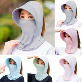 Women Foldable Breathable Anti-UV Hat Sun Hat Sun Protective Neck Cover Cap (Color: White)